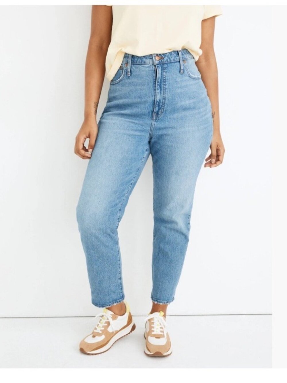 Madewell Womens High Rise Classic Straight Leg Jeans Size 25 Blue Preppy Casual - Picture 11 of 16